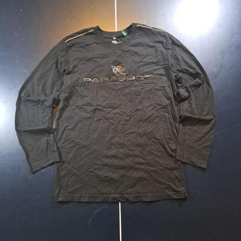 Parasuco Men's Black and Brown Shirt